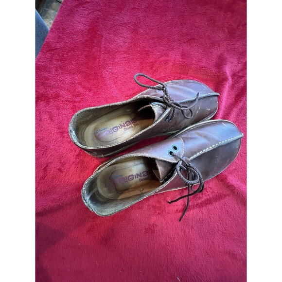 CLARKS ORIGINALS DESERT TREK TAN LEATHER LIMITED EDITION \
